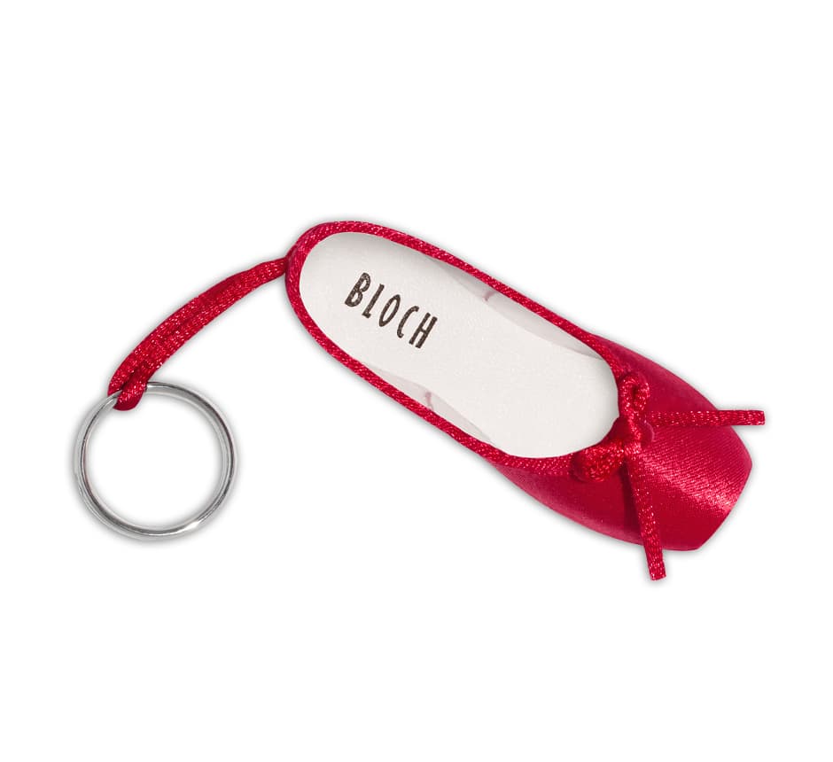 A0604 MINI POINTE SHOES W/KEY RING -Hot Pink
