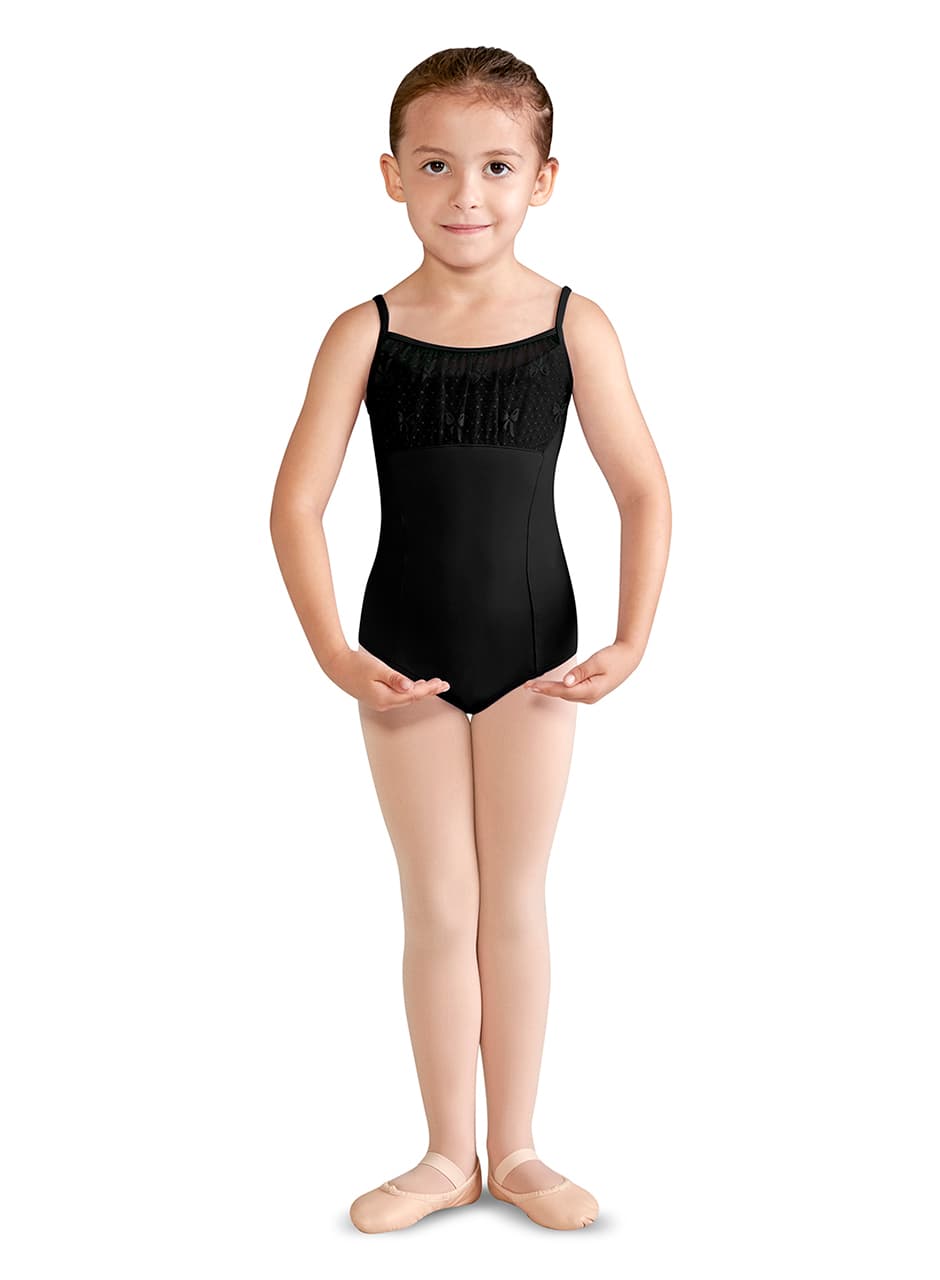 CL9957 Back Bow Cami Leo -Black 2-4