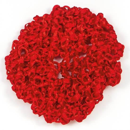 2120 Ribbon Crochet Buncover - Red