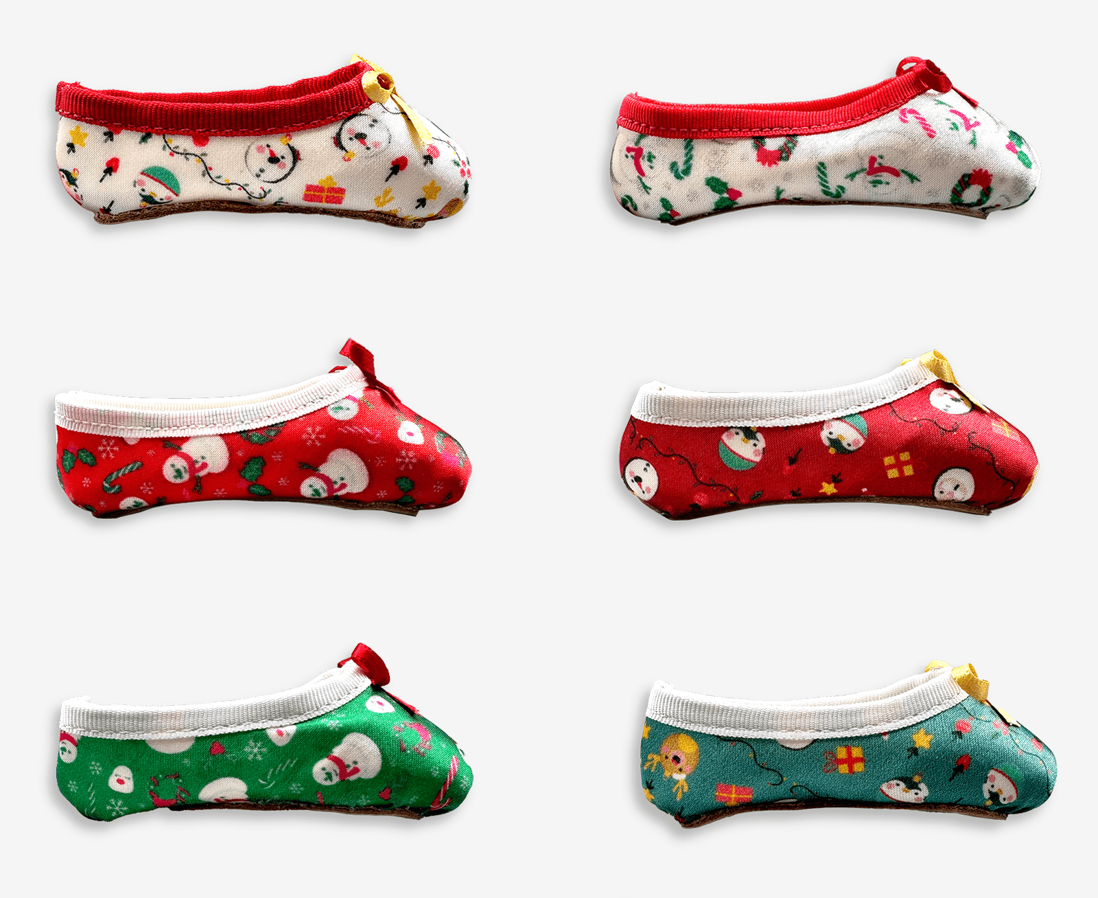 KC15 Christmas Mini Pointe Shoe Keychain - SB1474