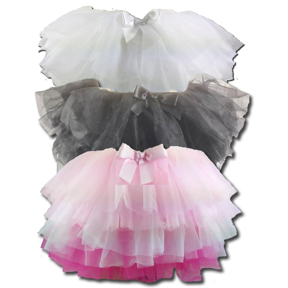 44530- Tutu Super Soft Layered Black One Size